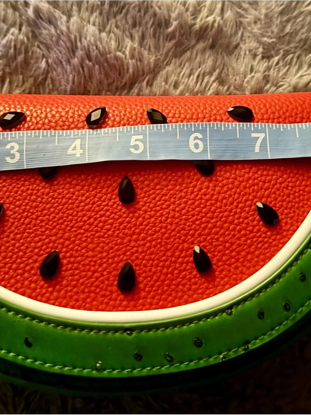 Watermelon wristlet- Red and Green